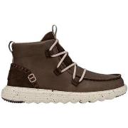 Bottines HEY DUDE BUTIN REYES BOOT LEATHER MARRON