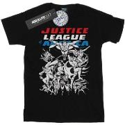 T-shirt enfant Dc Comics Justice League Mono Action Pose