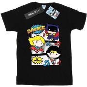 T-shirt Dc Comics Chibi Super Friends Dance