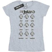 T-shirt Dc Comics The Many Moods Of The Joker