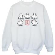 Sweat-shirt enfant Disney Big Hero 6 Baymax Many Poses