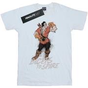 T-shirt enfant Disney Beauty And The Beast Gaston Biceps To Spare