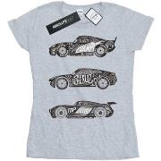 T-shirt Disney Cars Text Racers