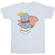 T-shirt enfant Disney Dumbo Sitting On Books
