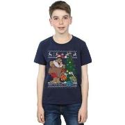 T-shirt enfant The Flintstones Christmas Fair Isle