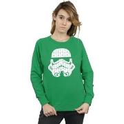 Sweat-shirt Disney Christmas Stormtrooper Helmet