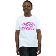 T-shirt enfant Marvel Captain Spray Text
