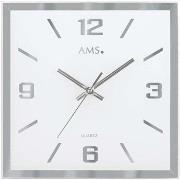 Horloges Ams 9324, Quartz, Noire, Analogique, Modern