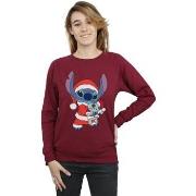 Sweat-shirt Disney Lilo And Stitch Stitch Christmas