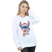 Sweat-shirt Disney Lilo And Stitch Stitch Christmas