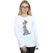 Sweat-shirt Disney Lady And The Tramp Spaghetti Heart