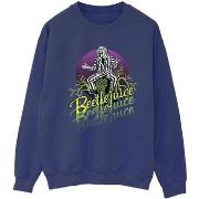 Sweat-shirt Beetlejuice Purple Circle