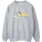 Sweat-shirt Disney Beauty And The Beast Belle Reading