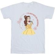 T-shirt enfant Disney Beauty And The Beast I'd Rather Be Reading