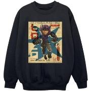 Sweat-shirt enfant Disney Big Hero 6 Baymax Hiro Newspaper