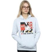 Sweat-shirt Disney Heart The Earth