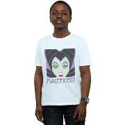 T-shirt enfant Disney Maleficent Cropped Head