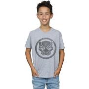 T-shirt enfant Marvel Black Panther Distressed Icon