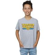 T-shirt enfant Dc Comics Wonder Woman Text Logo