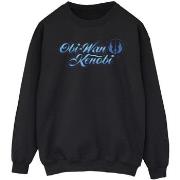 Sweat-shirt Disney Obi-Wan Kenobi Ribbon Font