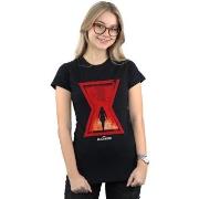 T-shirt Marvel Black Widow Movie Icon Silhouette