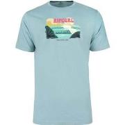 Polo Rip Curl HORIZON FRONT PRINT SSTEE