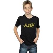 T-shirt enfant Dc Comics Flash Crackle Logo