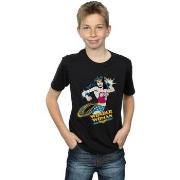 T-shirt enfant Dc Comics Wonder Woman Lasso