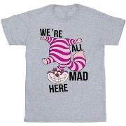 T-shirt Disney Alice In Wonderland All Mad Here