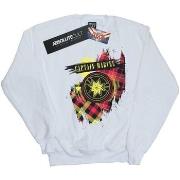 Sweat-shirt enfant Marvel Captain Tartan Patch