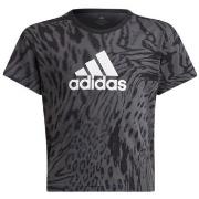 T-shirt enfant adidas TEE-SHIRT FI AOP JUNIOR - GRESIX BLACK WHITE - 1...