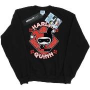 Sweat-shirt Dc Comics Chibi Harley Quinn Badge
