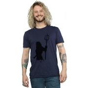 T-shirt Dc Comics Aquaman Mono Silhouette