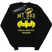 Sweat-shirt Dc Comics Batman My Dad Is A Superhero