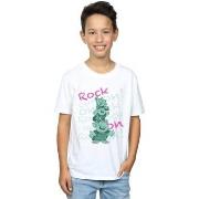 T-shirt enfant Disney Frozen Trolls Rock On