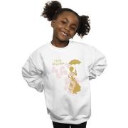 Sweat-shirt enfant Disney Mary Poppins Floral Silhouette