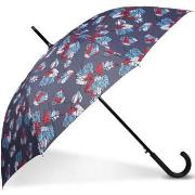 Parapluies Isotoner Parapluie canne poignée gomme