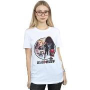 T-shirt Marvel Black Widow Movie Vintage Circle