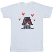 T-shirt enfant Disney Valentines Vader In Love