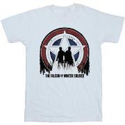 T-shirt enfant Marvel The Falcon And The Winter Soldier Star Silhouett...