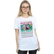 T-shirt Dc Comics Ha Ha Happy Holidays