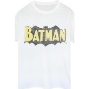 T-shirt Dc Comics Batman Retro Shield Fade Distress