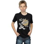 T-shirt enfant Dessins Animés Wile E Coyote Rocket Board