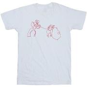 T-shirt enfant Disney Lady And The Tramp Spaghetti Outline