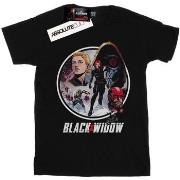T-shirt Marvel Black Widow Movie Vintage Circle
