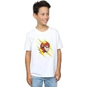 T-shirt enfant Dc Comics The Flash Lightning Portrait