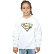 Sweat-shirt enfant Dc Comics Supergirl Floral Shield