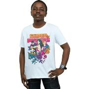 T-shirt enfant Dc Comics Super Powers Neon Floral