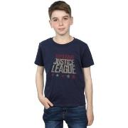 T-shirt enfant Dc Comics Justice League Movie United We Stand