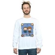 Sweat-shirt Fantastic Beasts Chibi Newt And Dumbledore